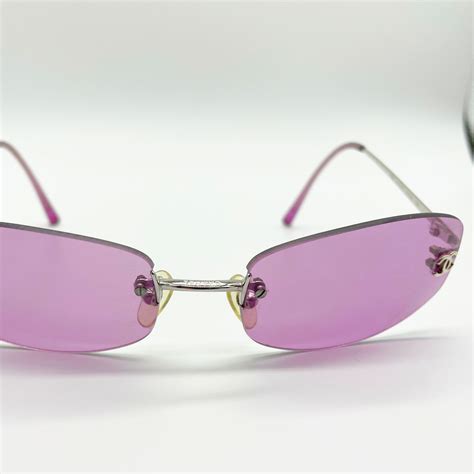 chanel rimless sunglasses.